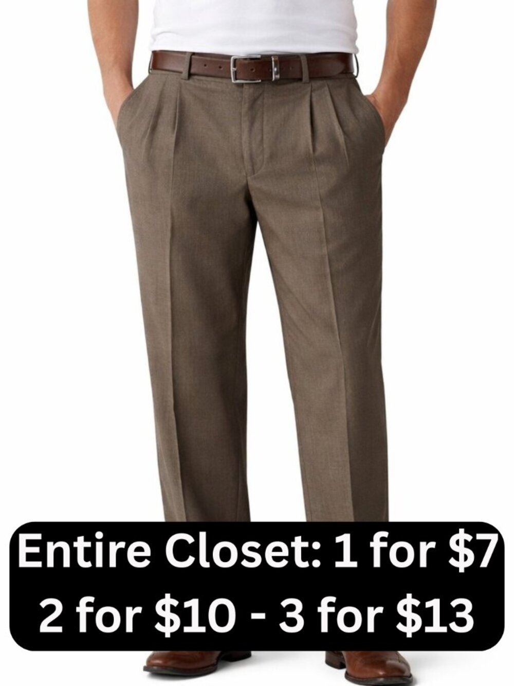 SLATES Dress Pants - Cuffs 33X32